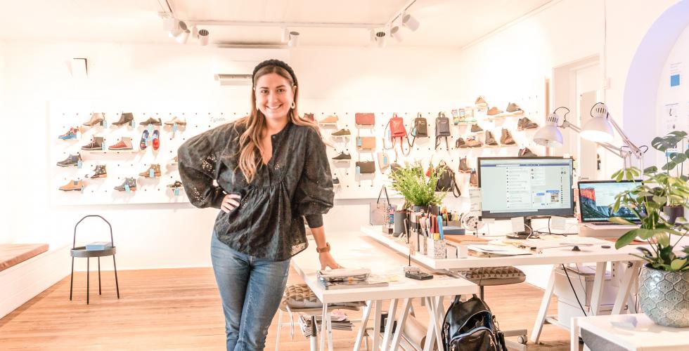 Luisa Arango, gründeren bak Tagyourshoes